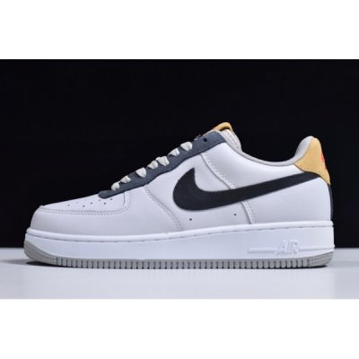 Nike Air Force 1 Low Beyaz / Siyah Kaykay Ayakkabı Türkiye - VWY5FHYD